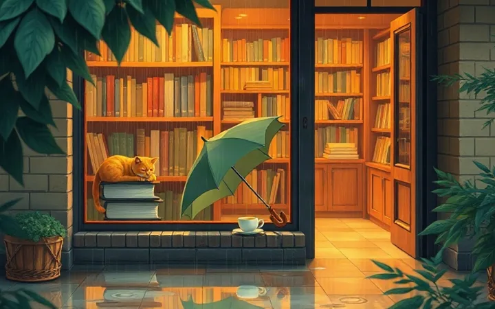 Rainy days, warmer pages
